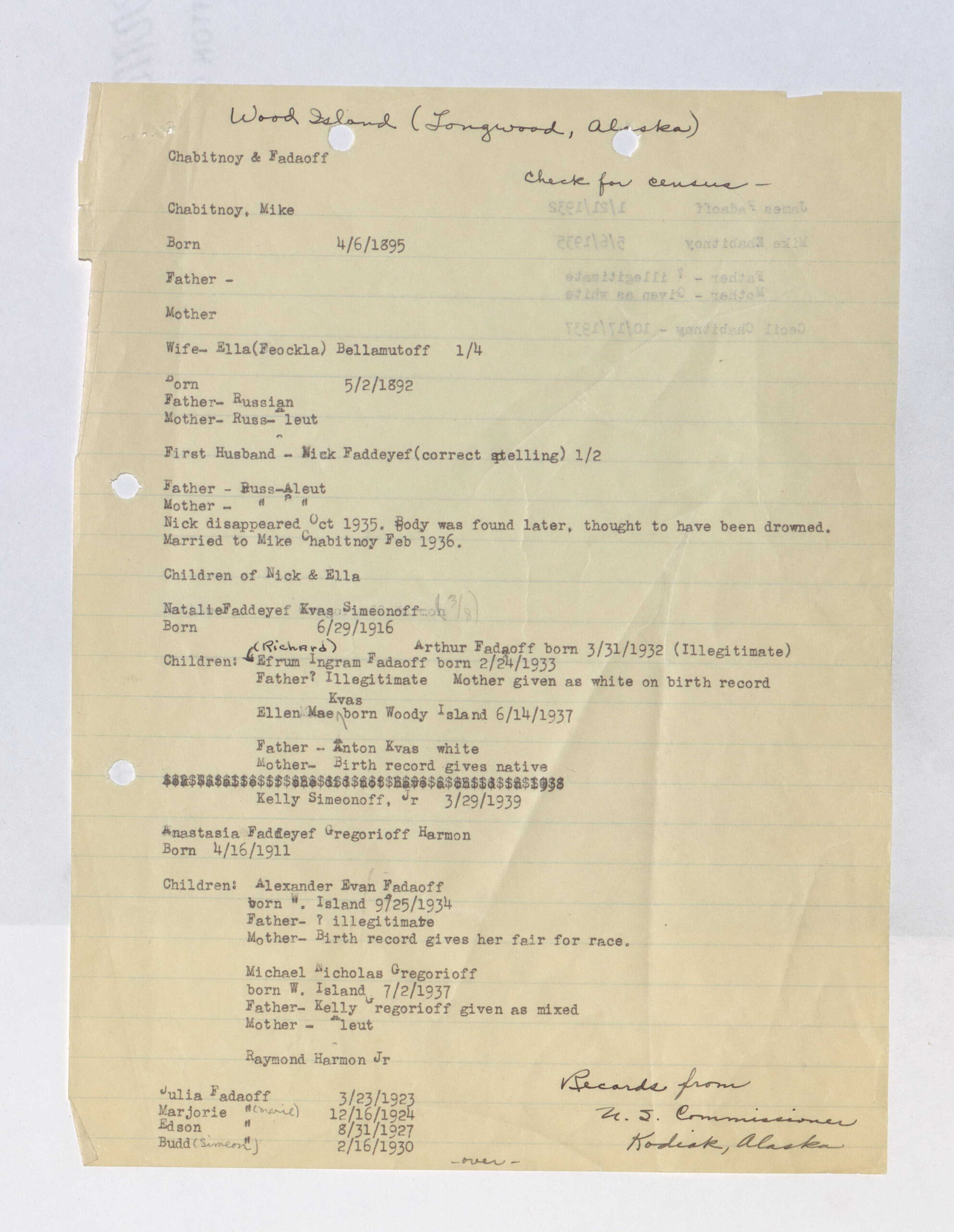 pops ephraim Ingram birth record